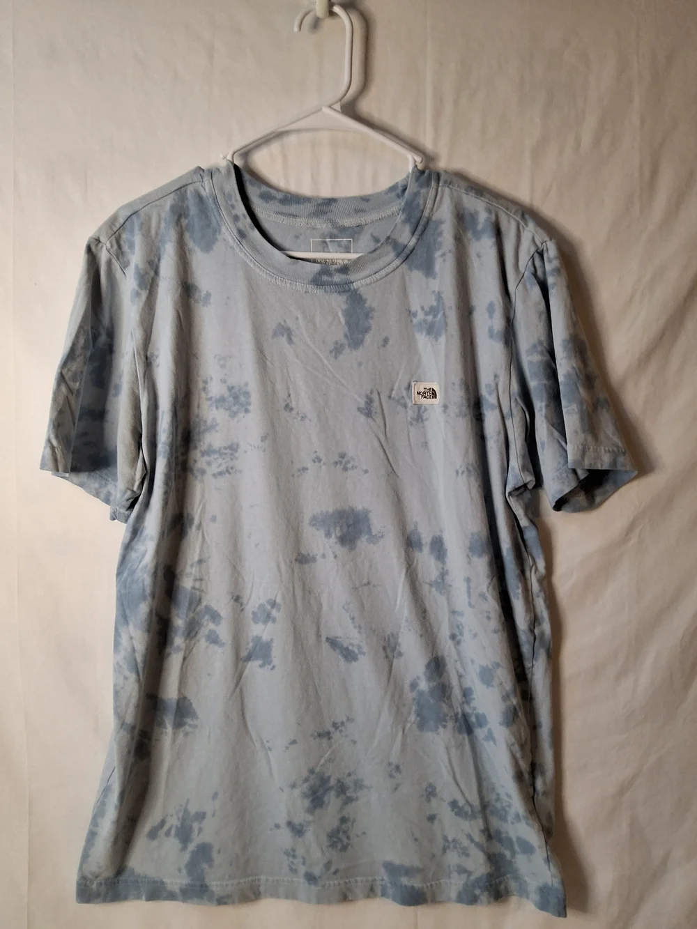 The North‎ Face Men's Light Blue Tie-Dye Vintage Crewneck Tee